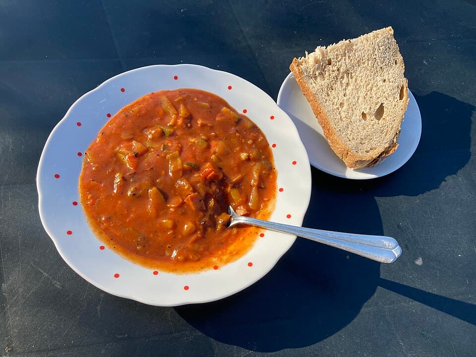Lečo (pepper, tomato and onion stew)