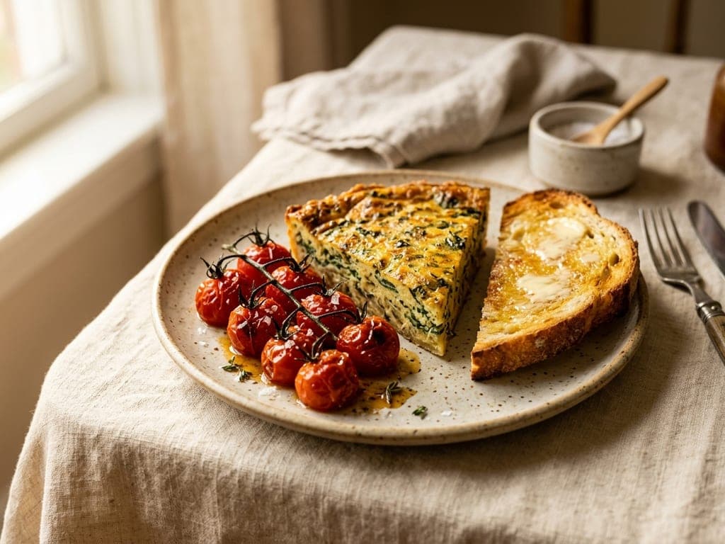 Crustless quiche — The brunch plate