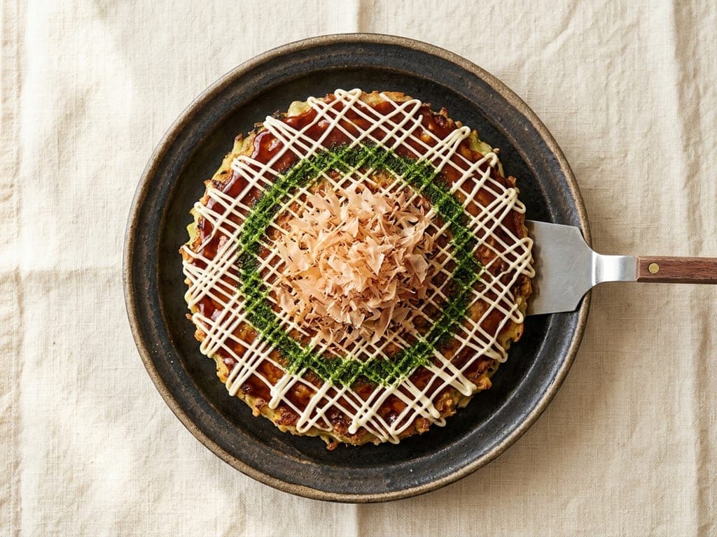 Okonomiyaki — The lattice overhead