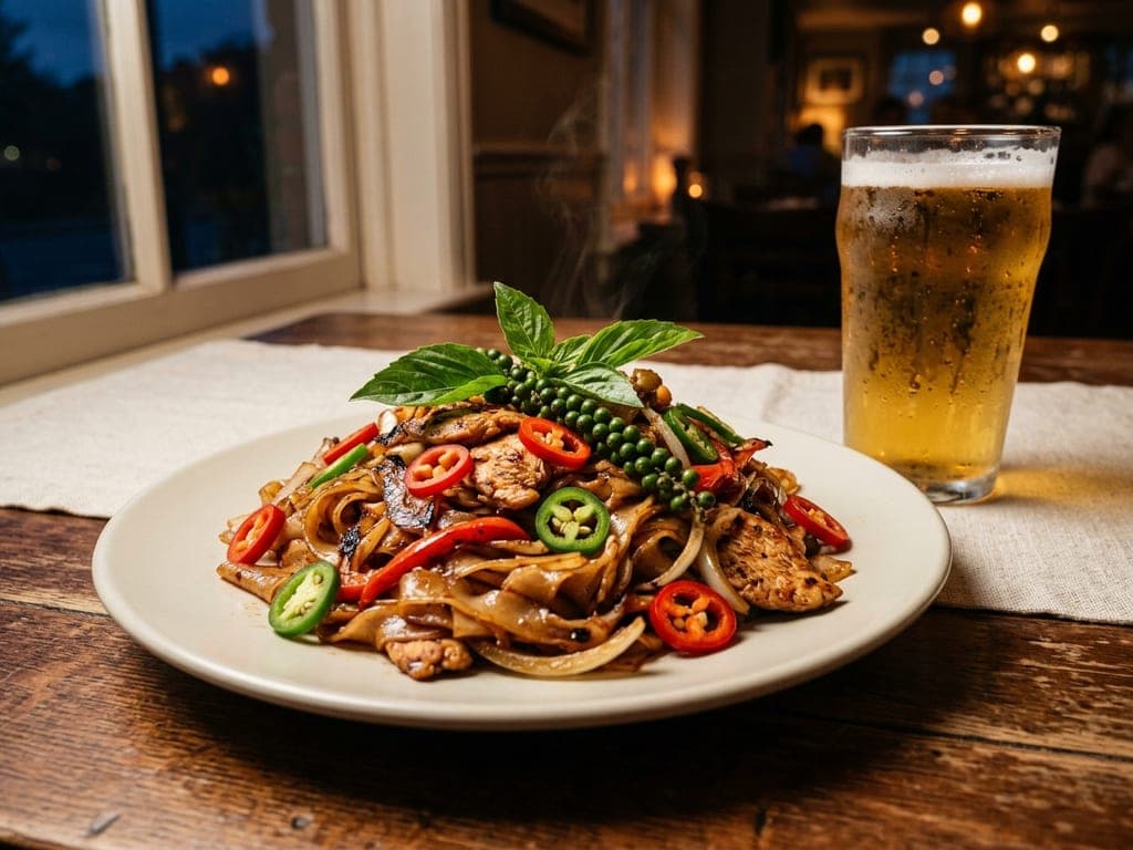 Drunken noodles — The late-night plate