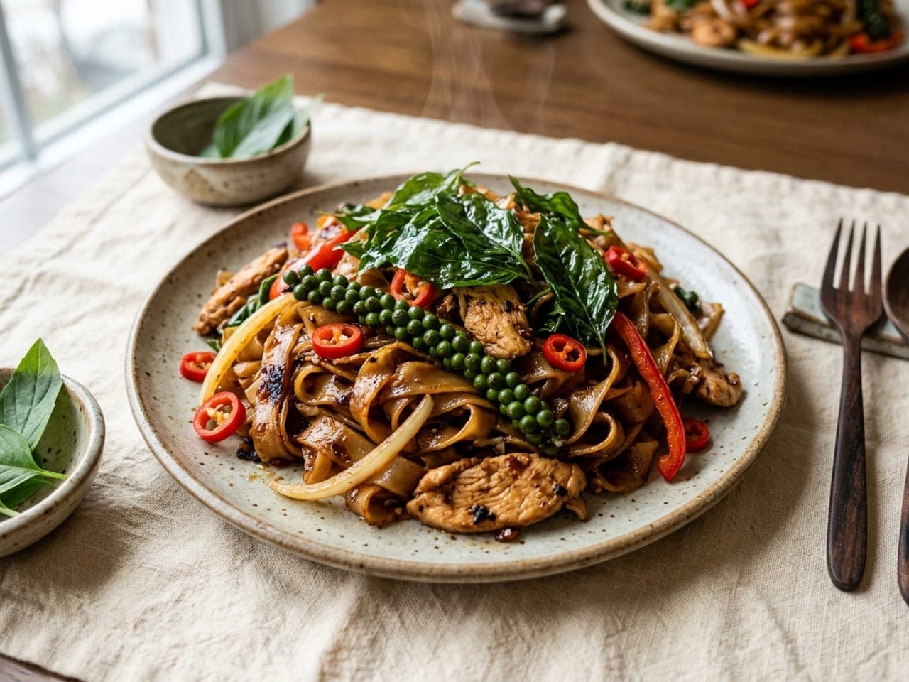 Drunken noodles