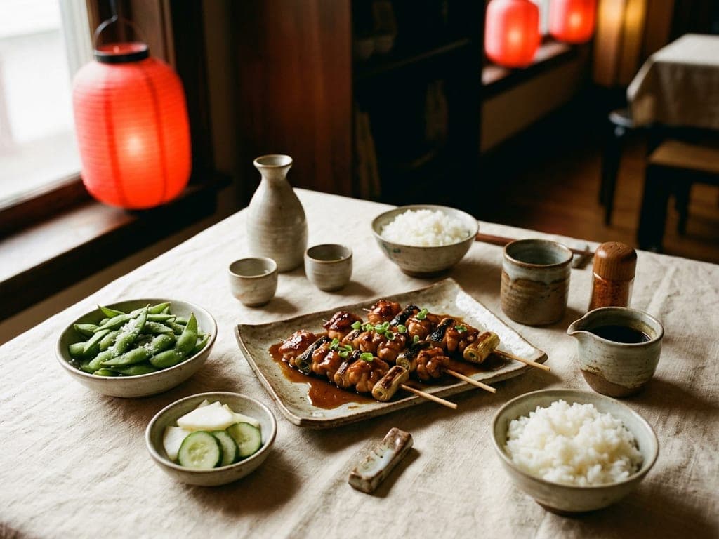 Yakitori — The full izakaya table