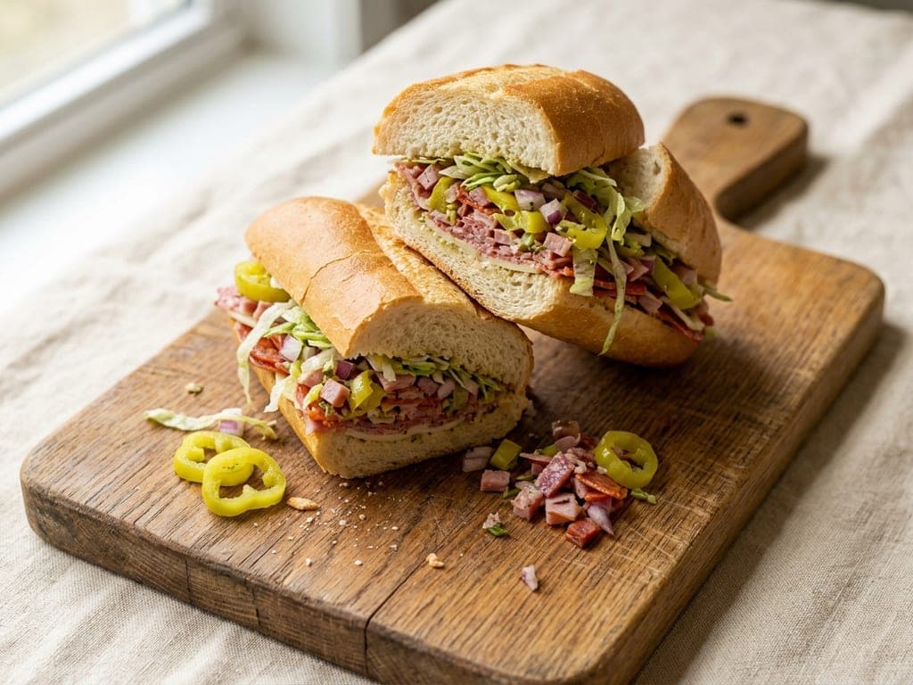 Chopped Italian Sandwich — The board it was born on