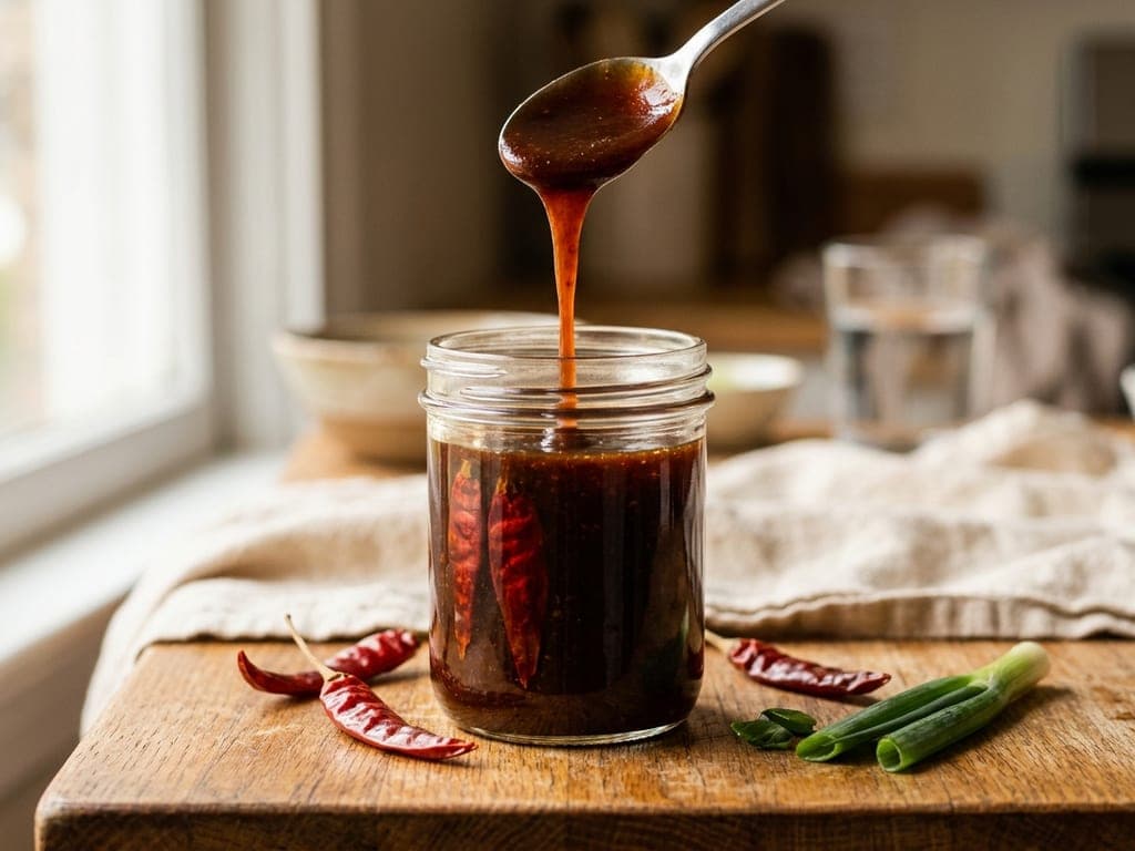 General Tso Sauce — The jar, doing its quiet flex