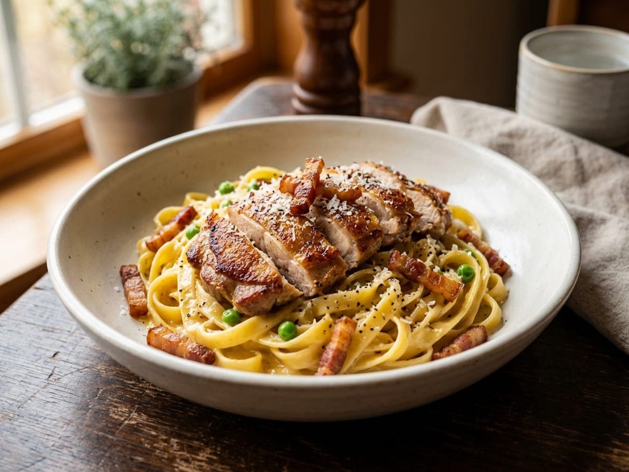 Chicken Carbonara