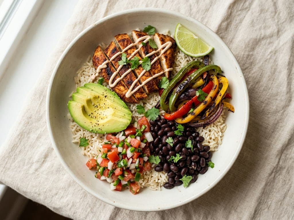 Chicken Fajitas — The fajita bowl