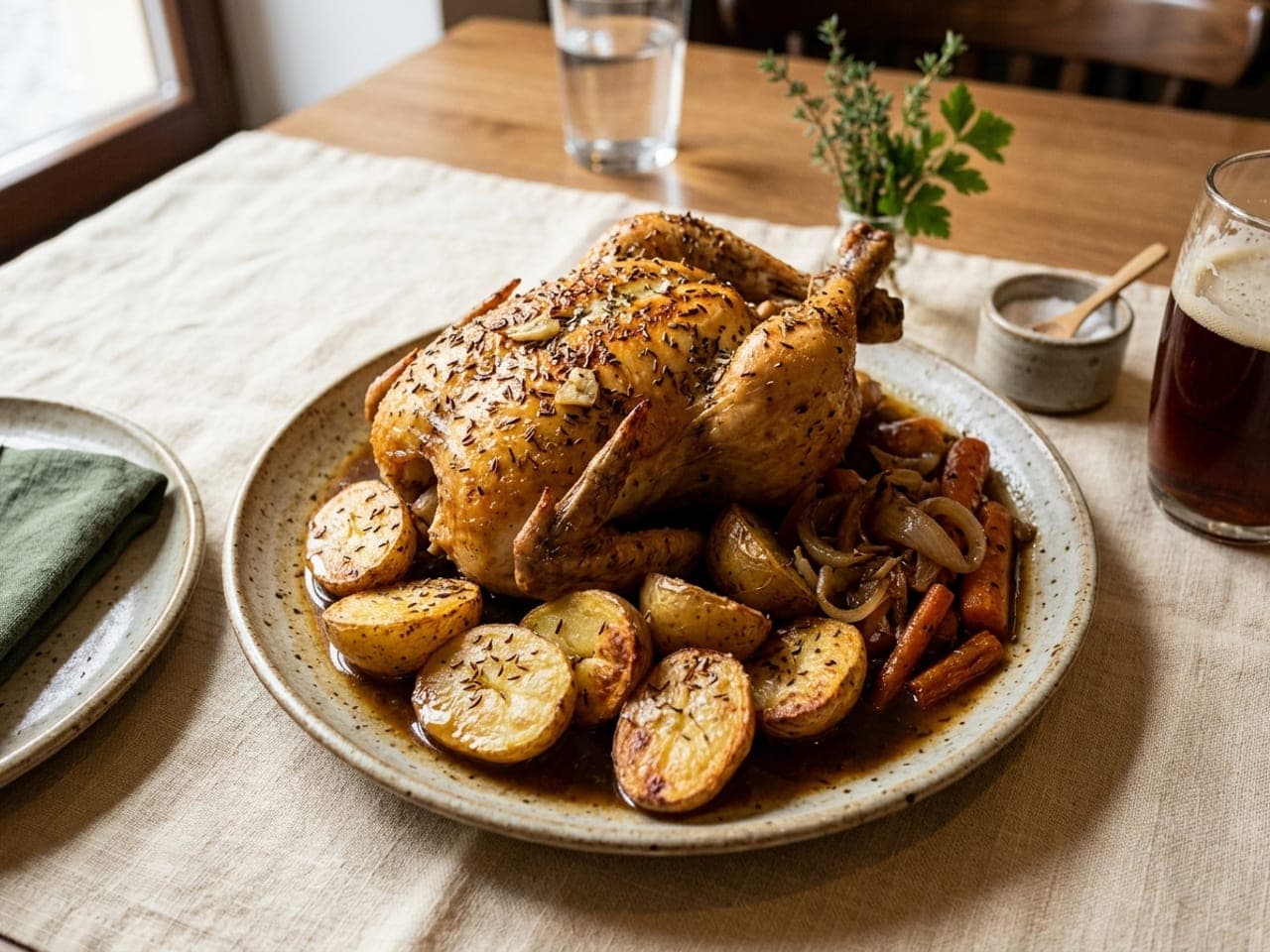 Roast chicken