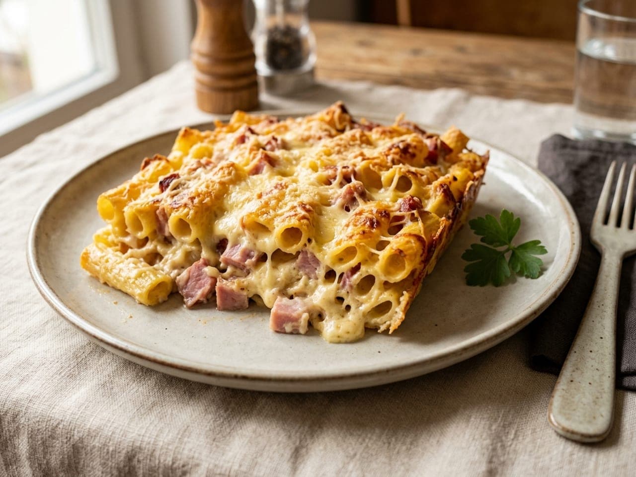 Baked pasta casserole