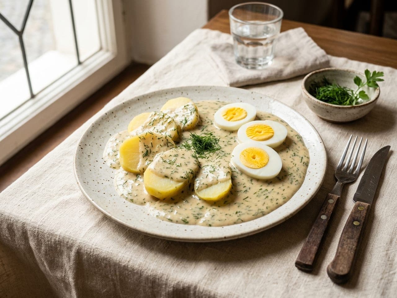 Creamy dill sauce (Koprová omáčka)