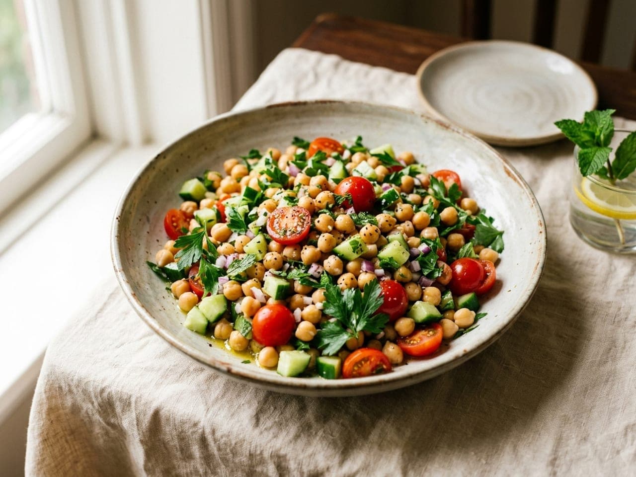 Chickpea salad