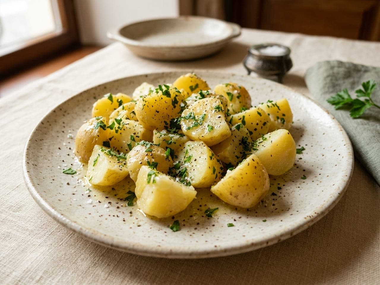 Boiled potatoes