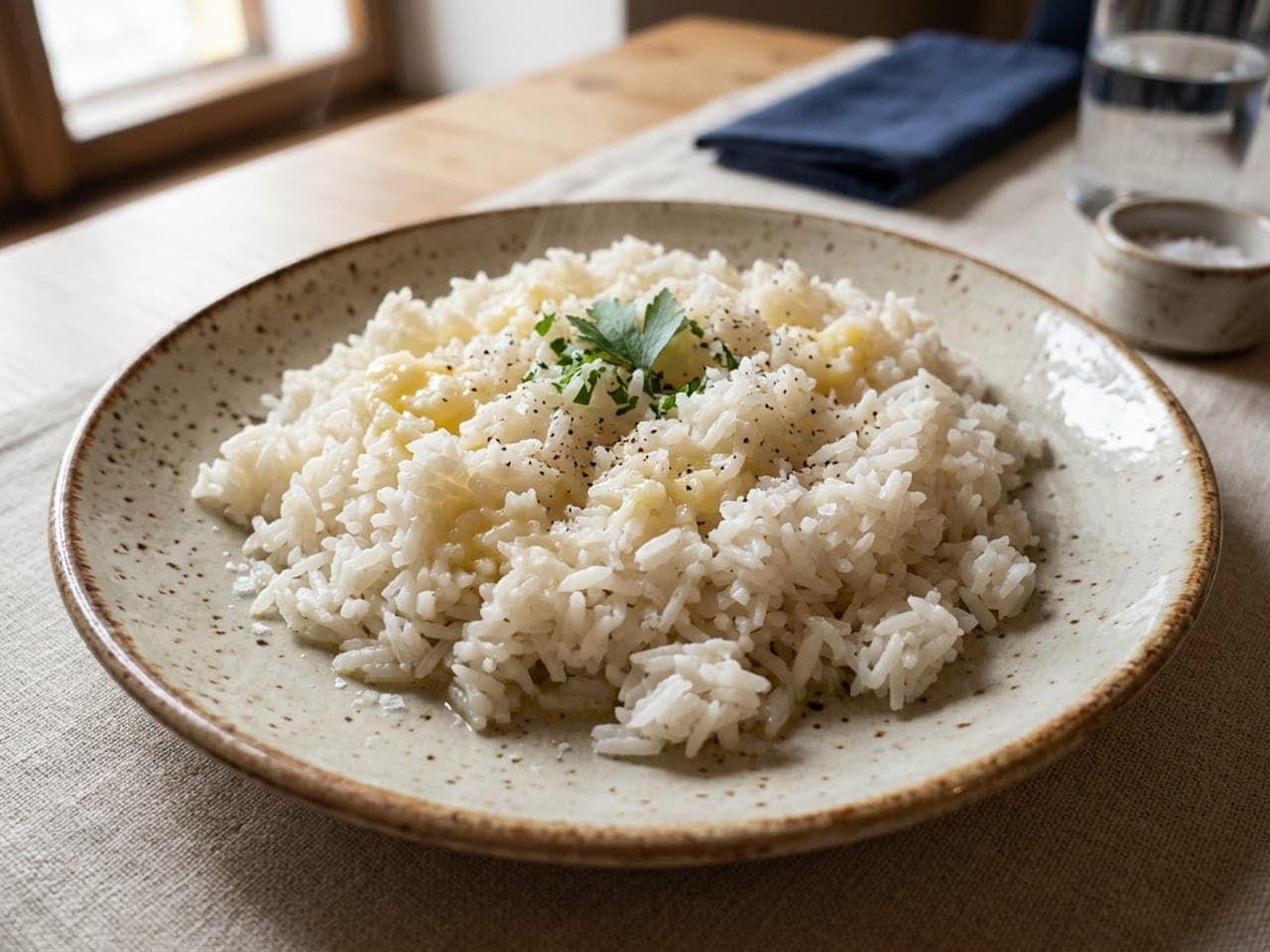 Steamed rice