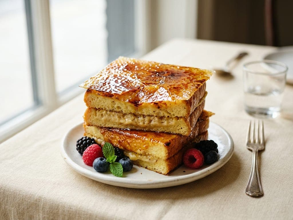 Crème brûlée french toast — The crackle stack