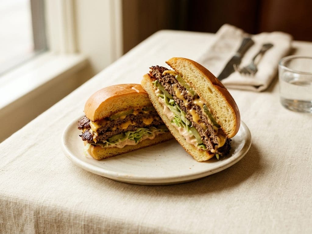 Smash burger — The cross-section lean