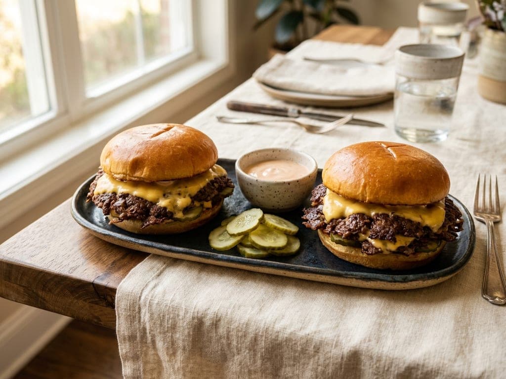 Smash burger — The board for two