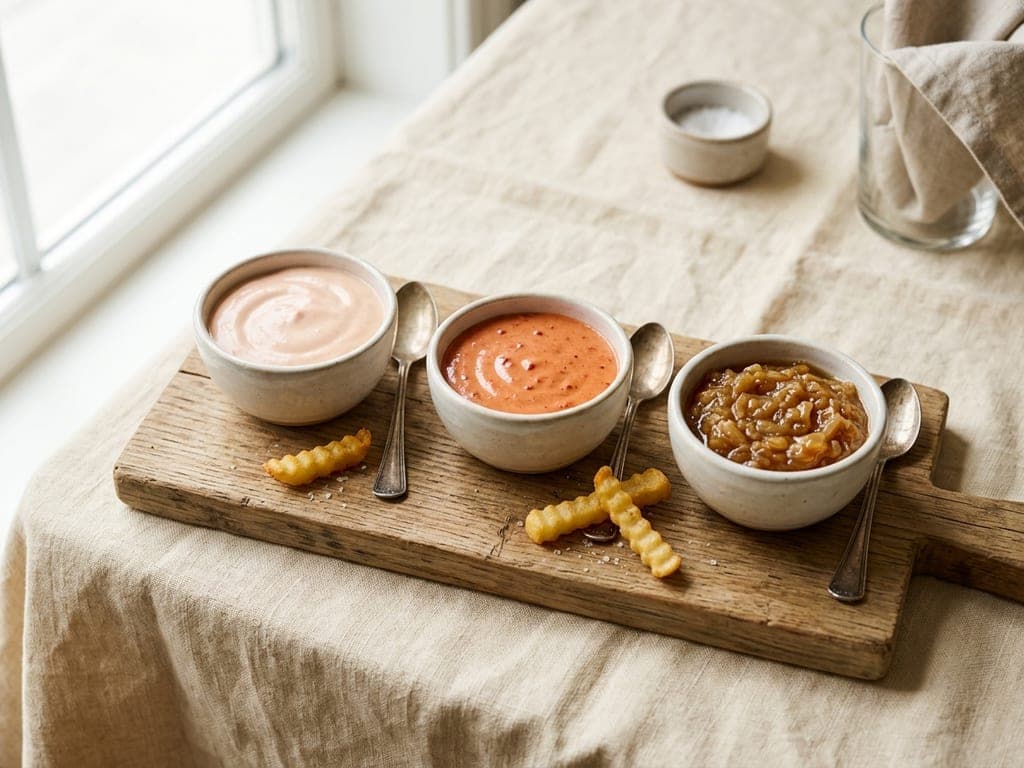 Smash burger sauce — The sauce flight