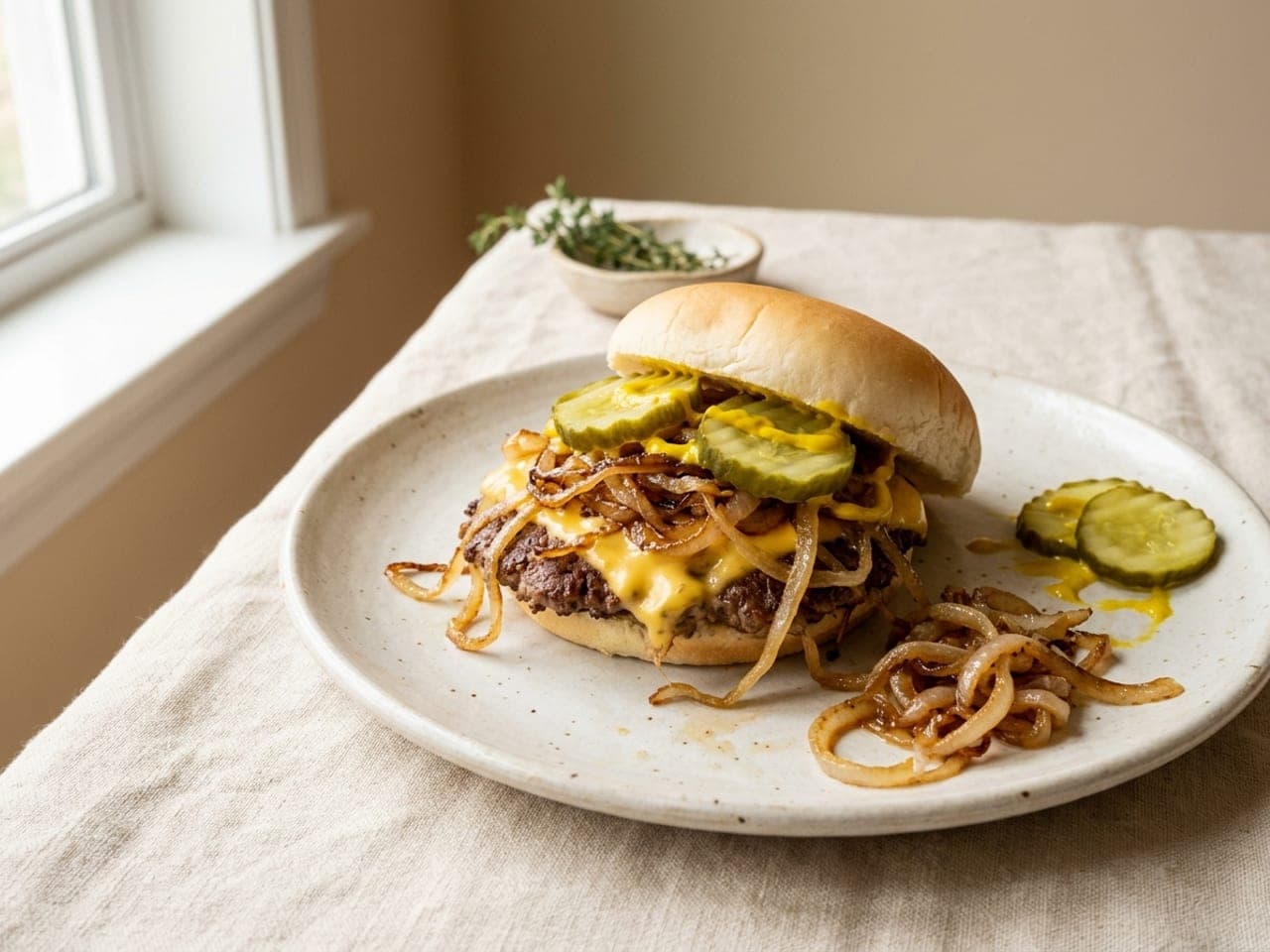 Oklahoma onion burger