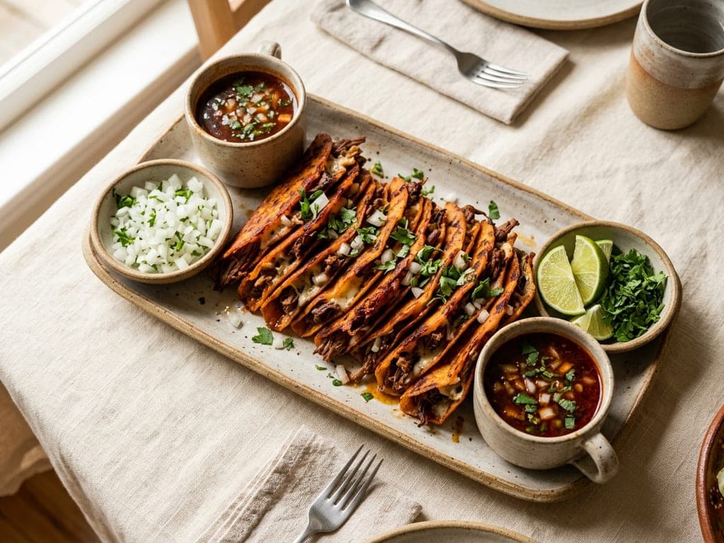 Birria tacos — The family board
