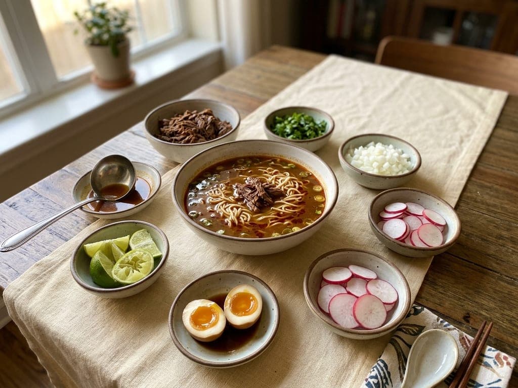 Birria ramen — The build-your-own