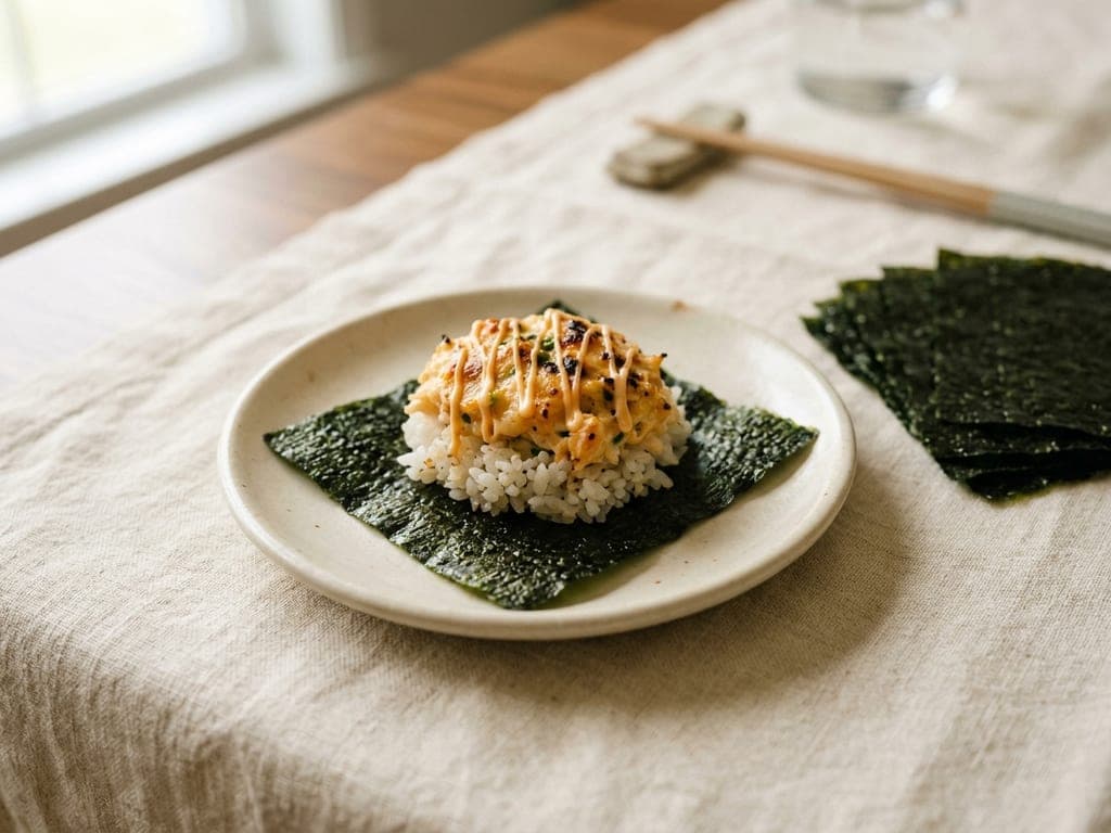 Sushi bake — The nori scoop