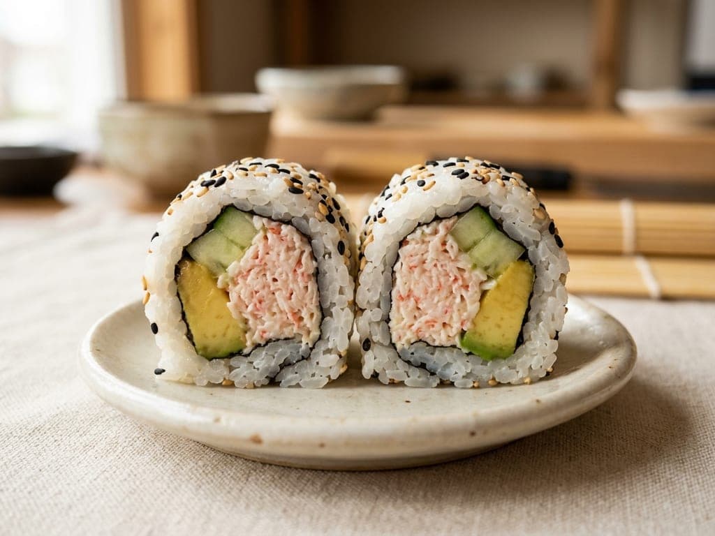California roll — The cross-section pair