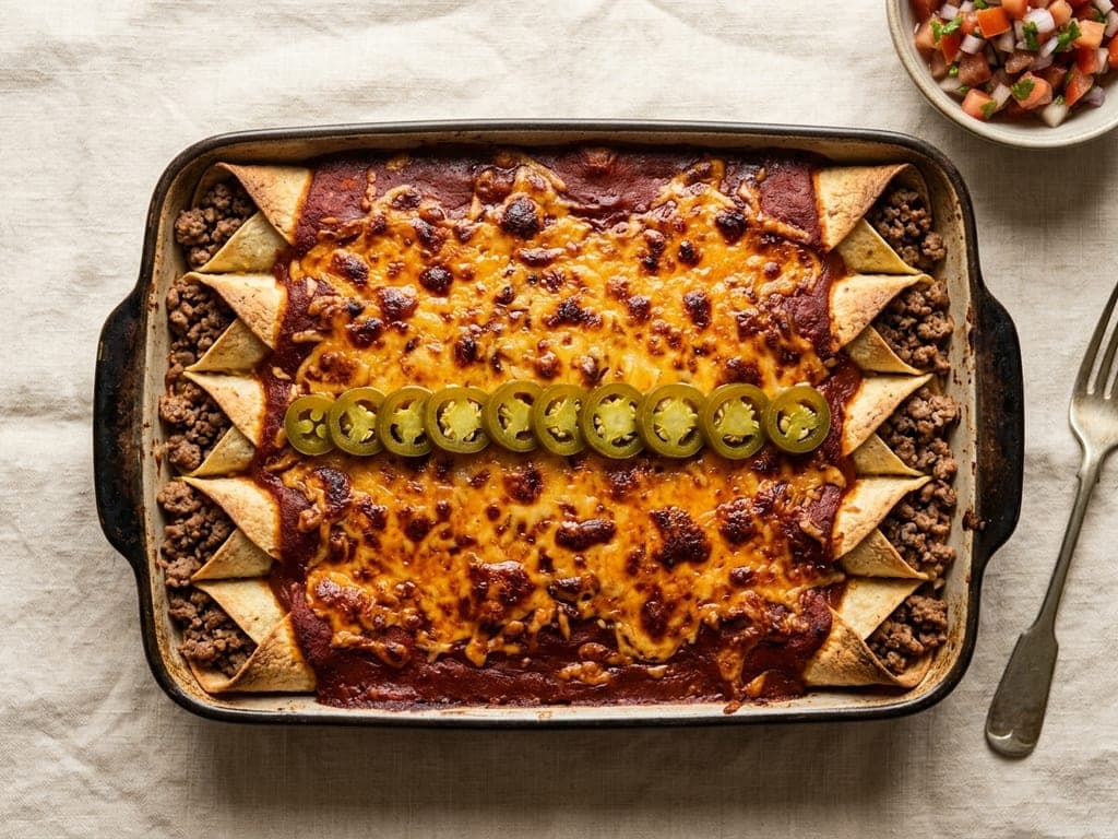 Beef enchiladas — The dark bake