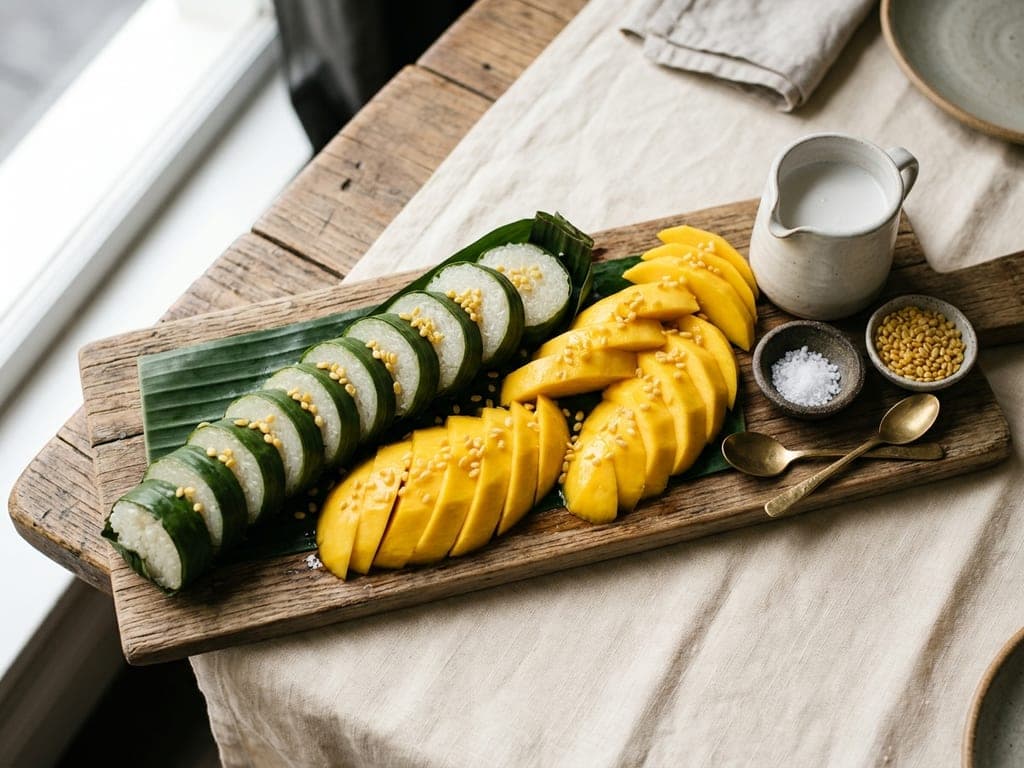 Mango sticky rice — The songkran platter