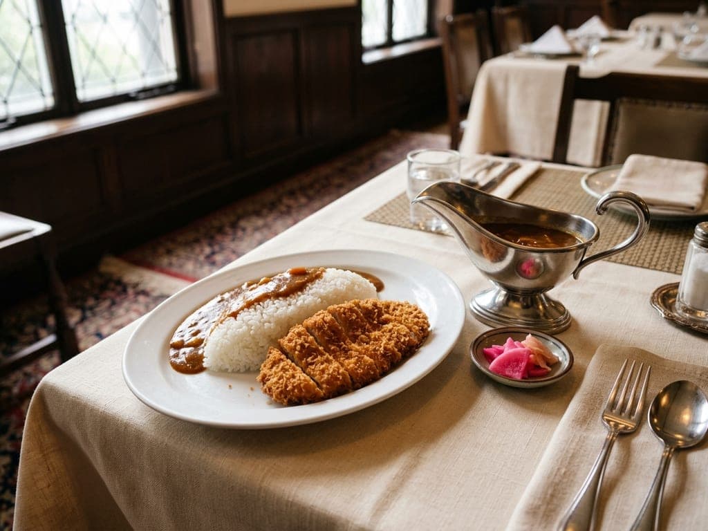 Katsu curry — The silver boat