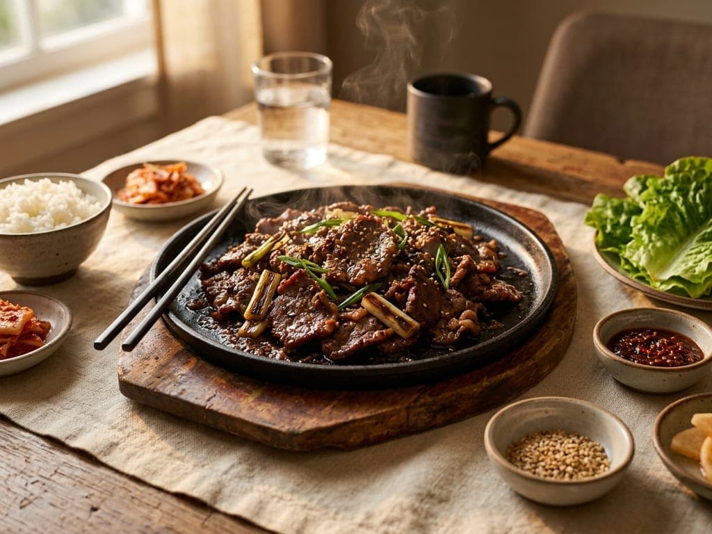 Bulgogi — The tabletop sizzle