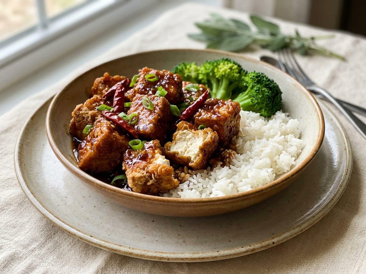 General Tso's Tofu