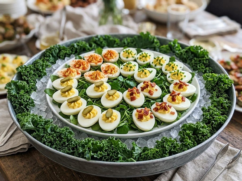 Deviled Eggs — The holiday platter on ice