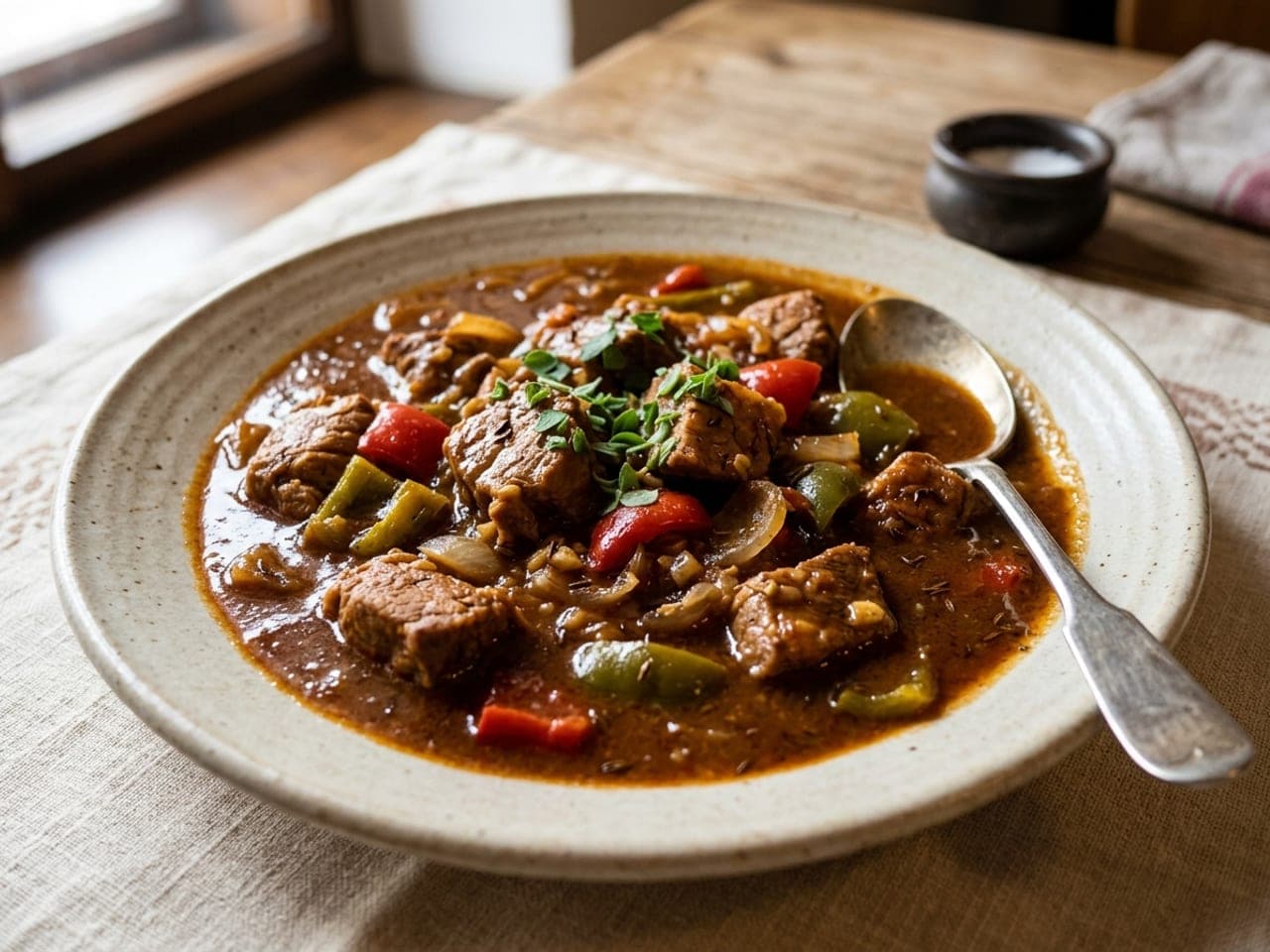 Pork goulash