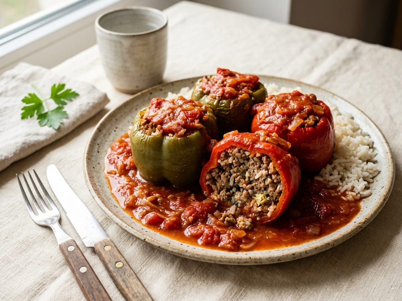 Stuffed peppers