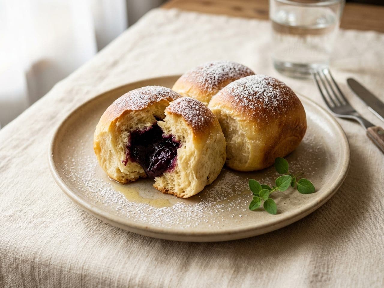 Sweet filled buns (Buchty)
