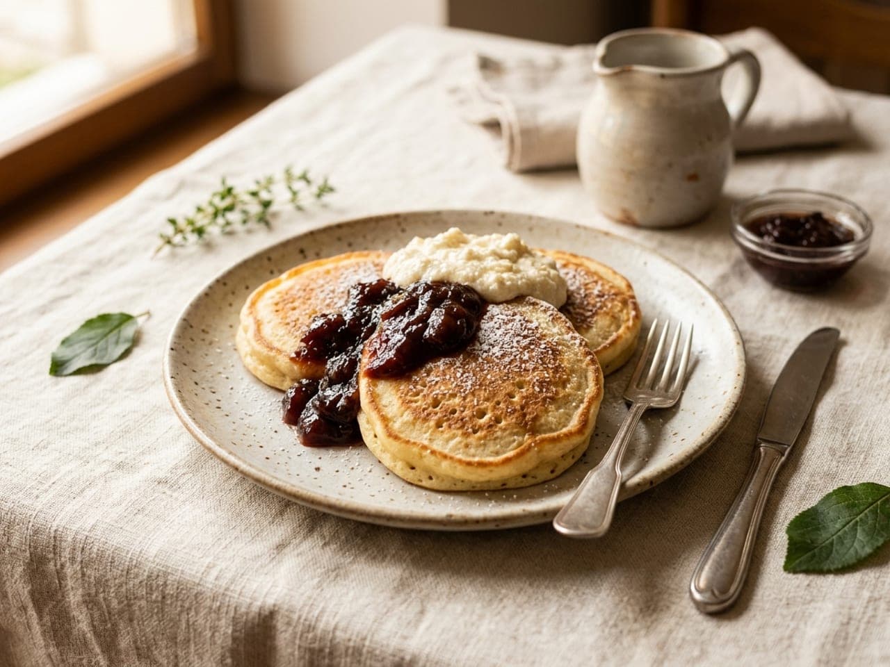 Lívance (small fluffy pancakes)