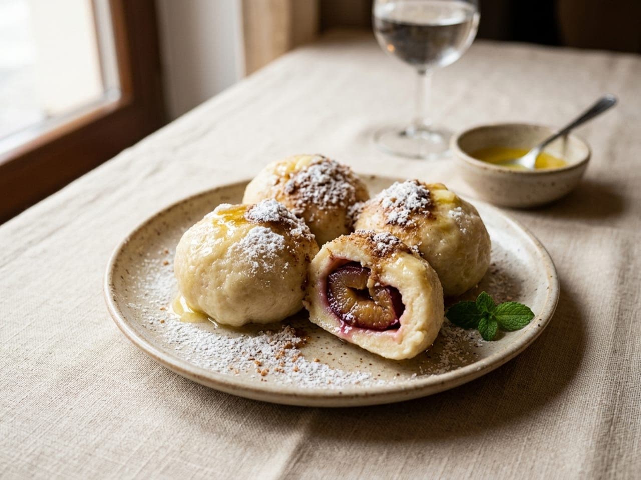 Fruit dumplings
