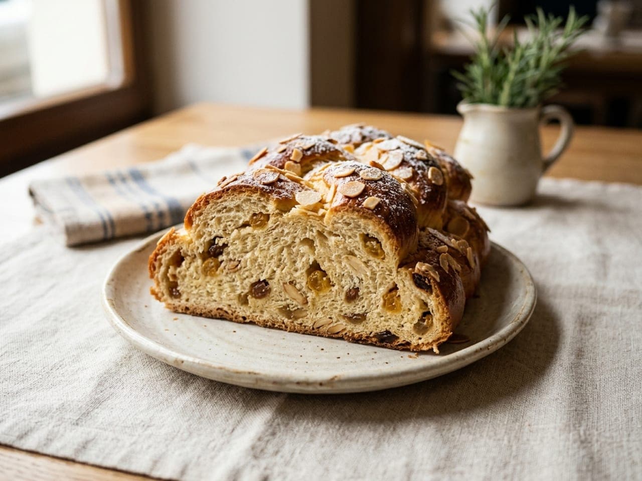 Vánočka (braided sweet Christmas bread)