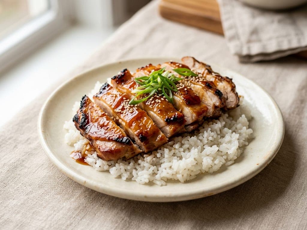 Teriyaki chicken — The glaze fan