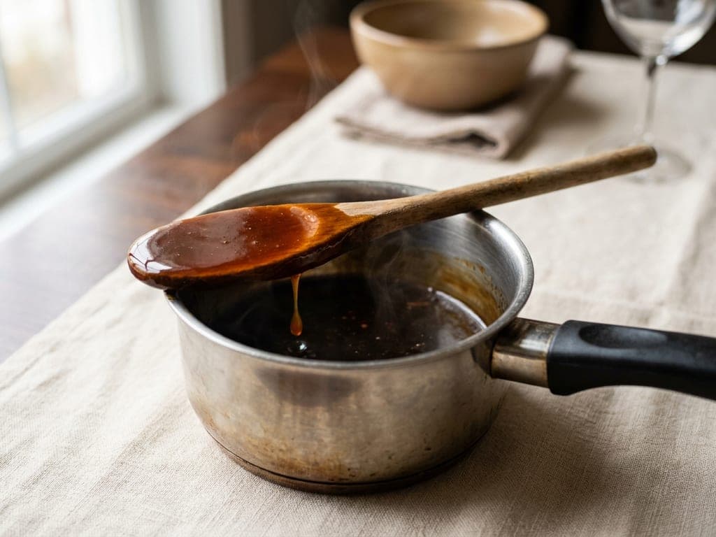 Teriyaki sauce — The spoon coat